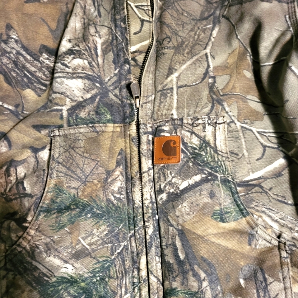 Boys size 10-12 Camo Carhartt Coat